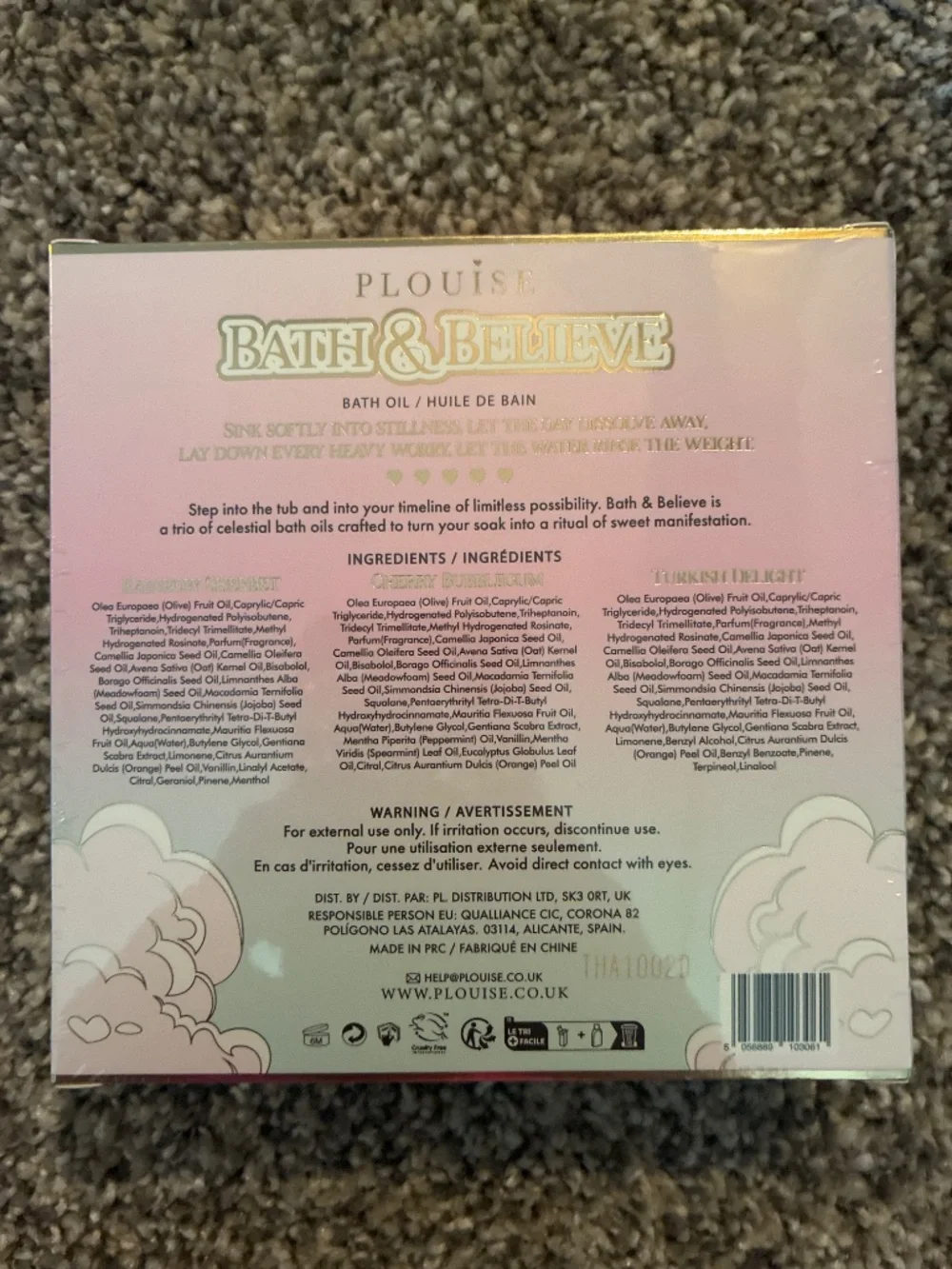 P.Louise Bath & Believe Celestial Bath Oil Set